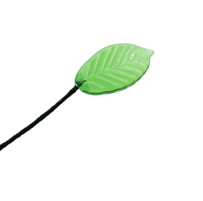 Handmade Glass Leaf for Birth Month Flower – Elegant Gift Accent & Home Decor