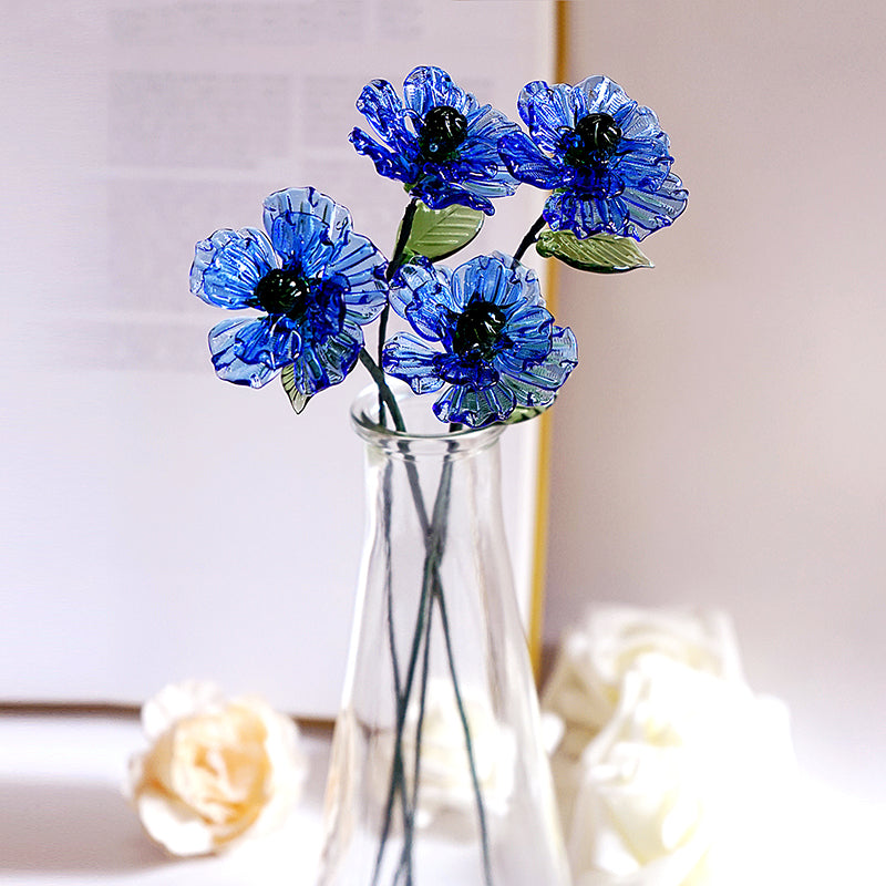 glass birth month flowers