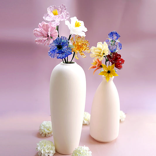 glass birth month flowers