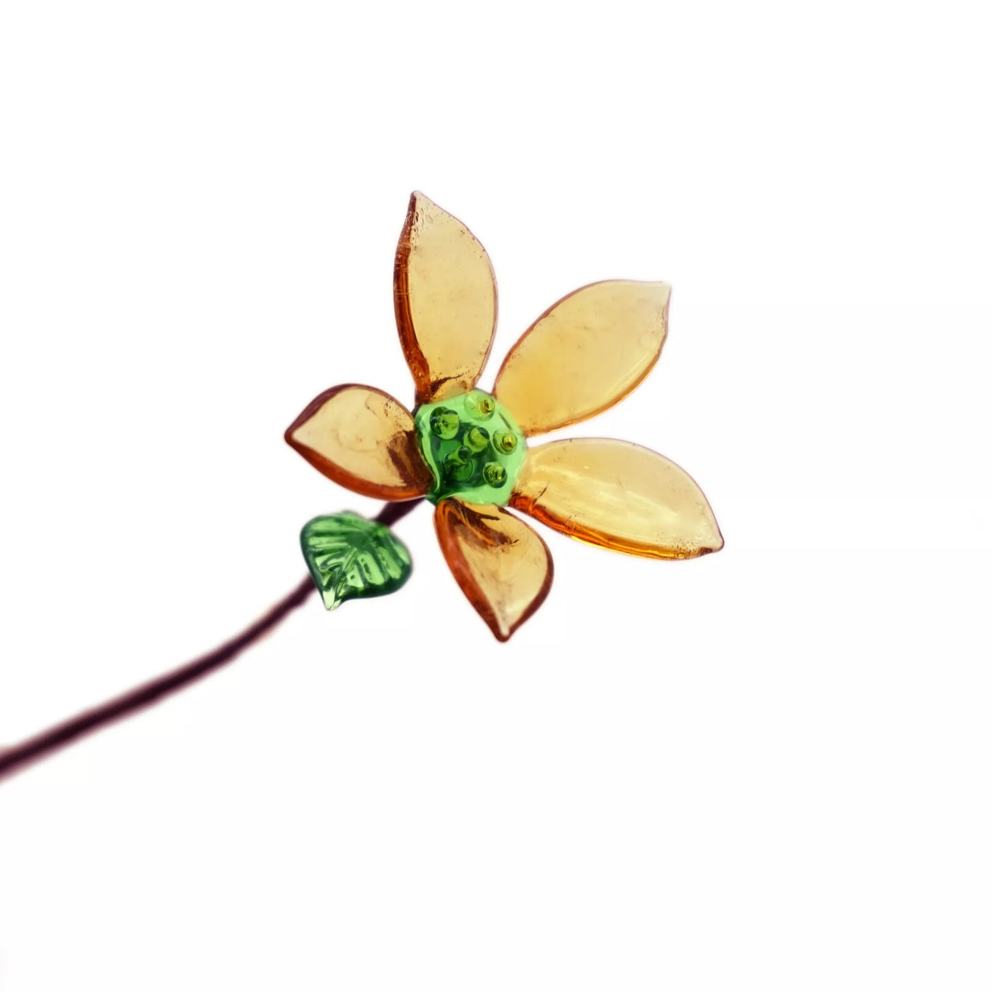 Birth Month Glass Flower – Unique Handmade Birthday Gift for Her