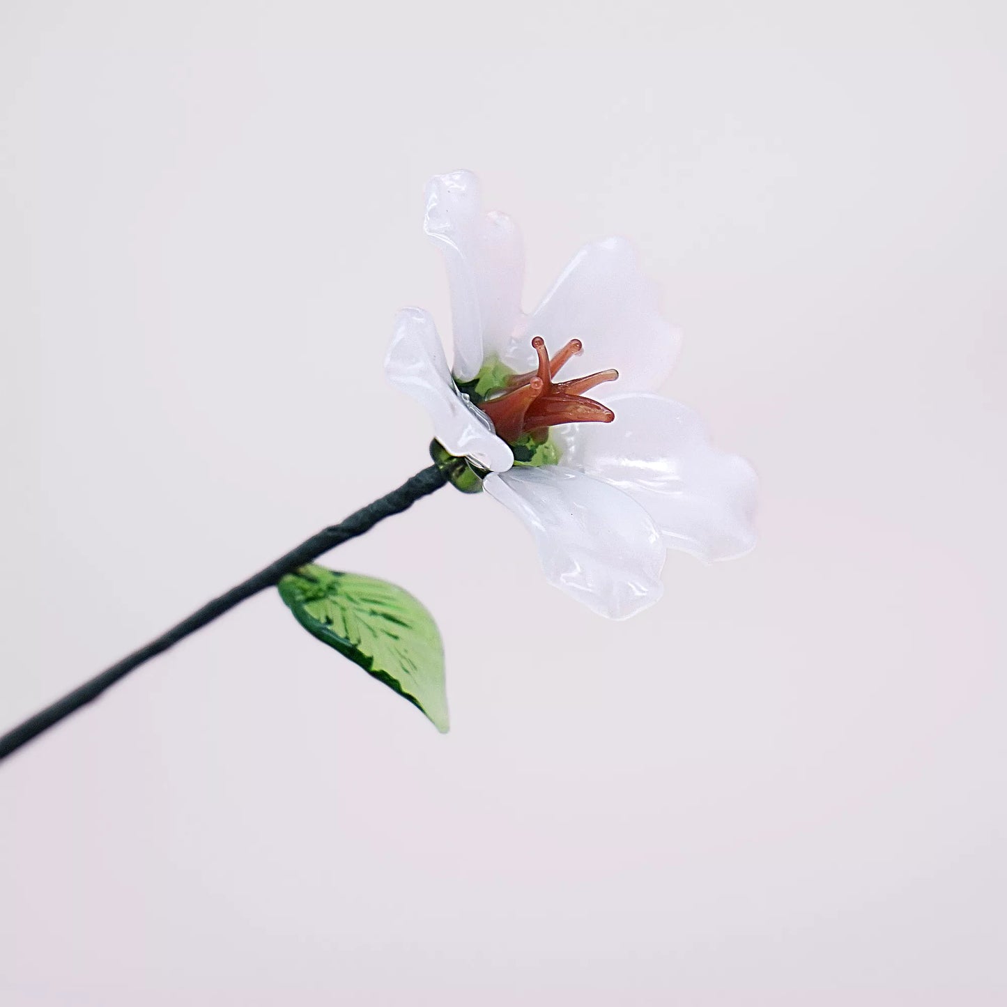 Birth Month Glass Flower – Unique Handmade Birthday Gift for Her