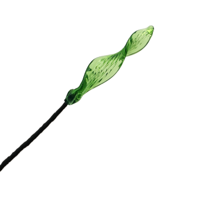 Handmade Glass Leaf for Birth Month Flower – Elegant Gift Accent & Home Decor