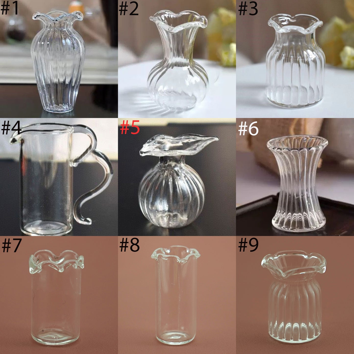 mini vases styles