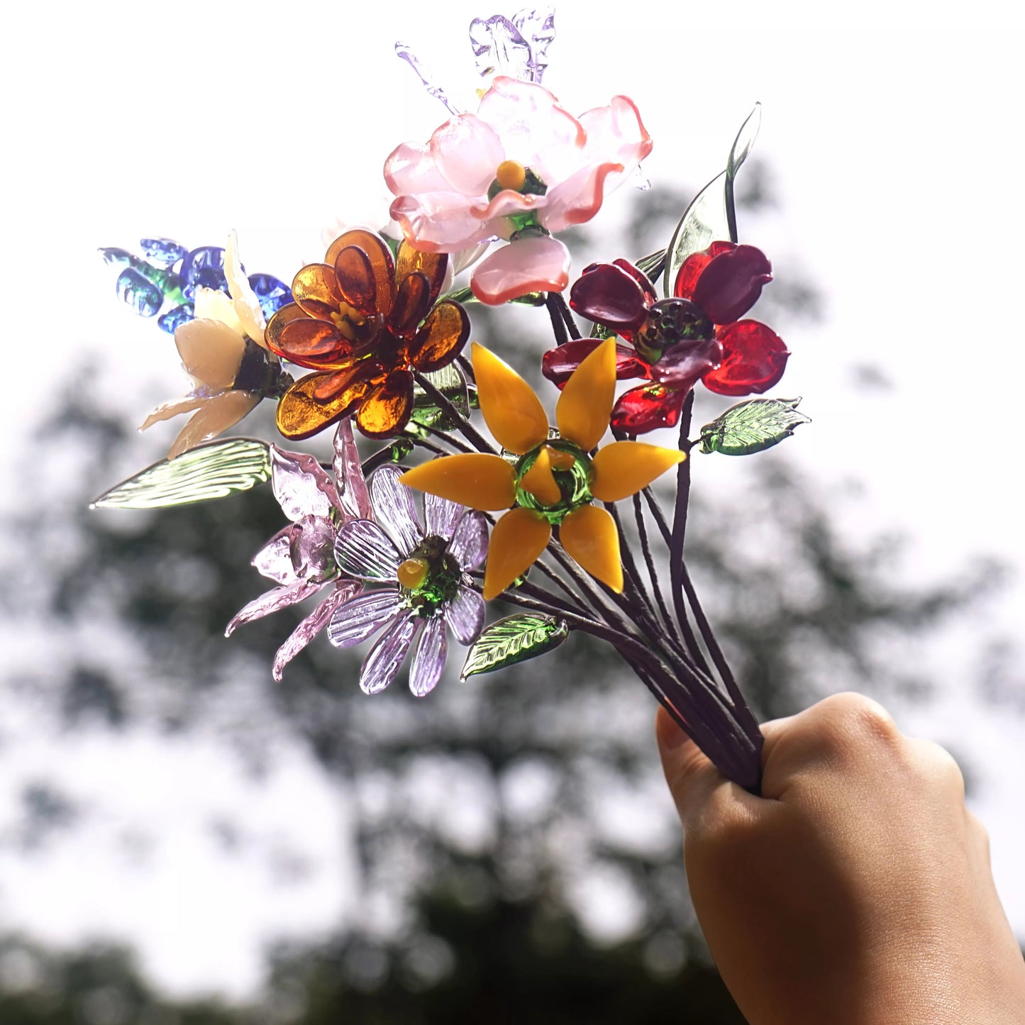 Handmade Glass Flower – Birth Month Gift That Lasts Forever