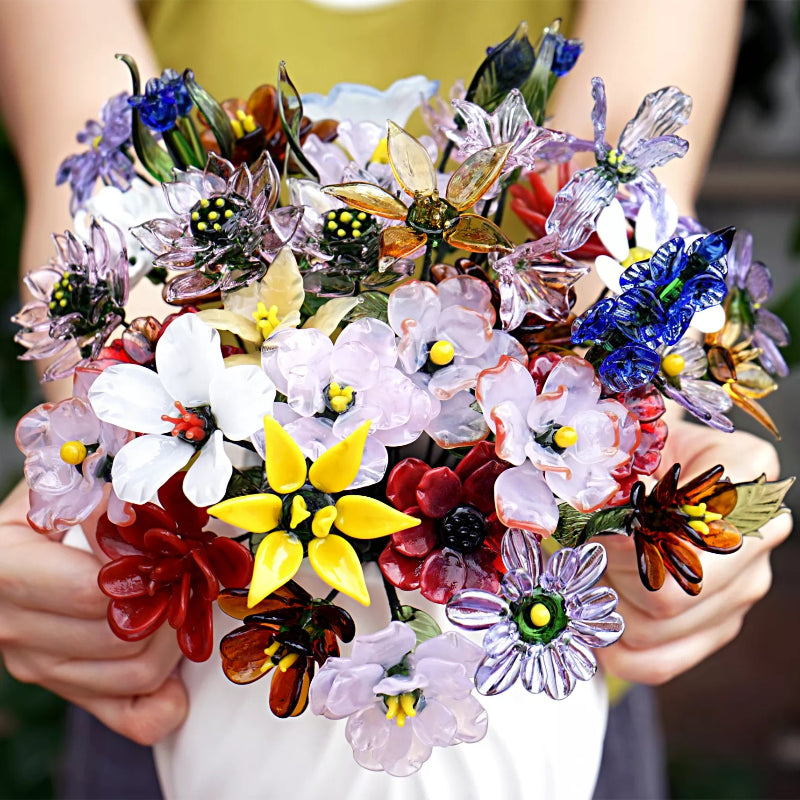 Handmade Glass Birth Month Flower – Unique Birthday Gift