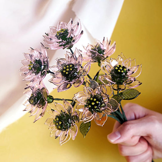 Handmade Glass Birth Month Flower – Teacher Appreciation Gift