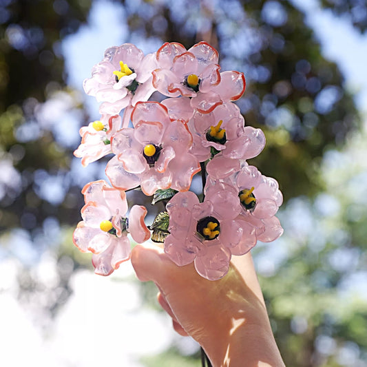 Handmade Glass Birth Month Flower – Elegant Anniversary Gift