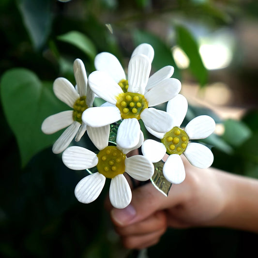 Elegant Glass Birth Month Flower – Handmade Gift for Christmas & Birthdays