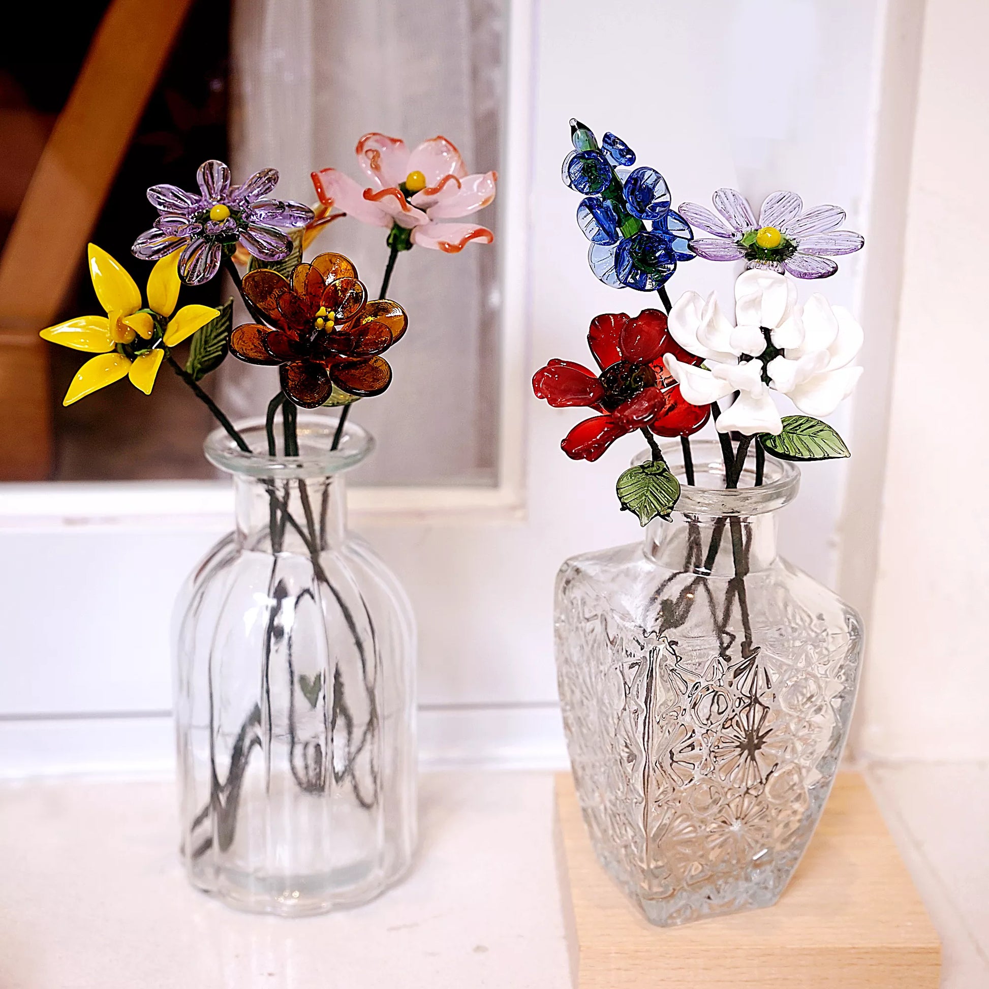 Artisan Glass Birth Flower – Hand-Blown for Every Month