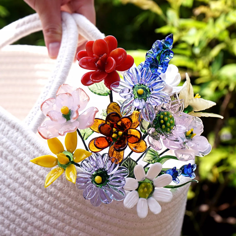 Elegant Birth Month Glass Flower – Unique Handmade Gift for Any Occasion