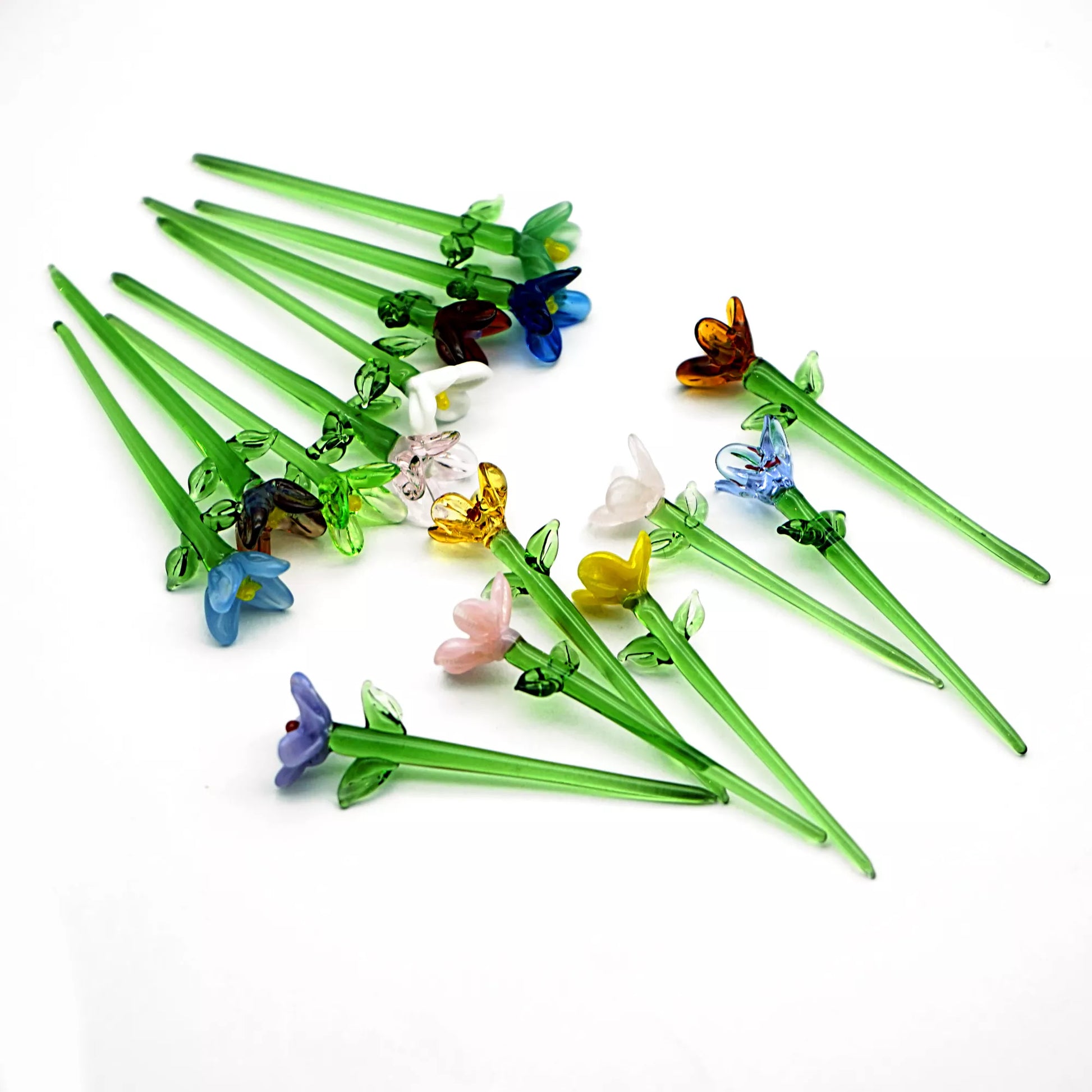 Mini Glass Birth Month Flower Bouquet – Perfect Gift for Mom