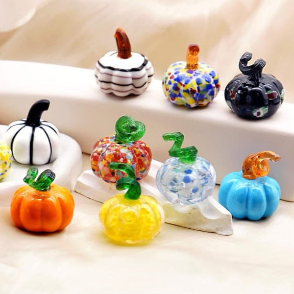 Glass Pumpkin – Unique Thanksgiving Host Gift & Halloween Table Décor
