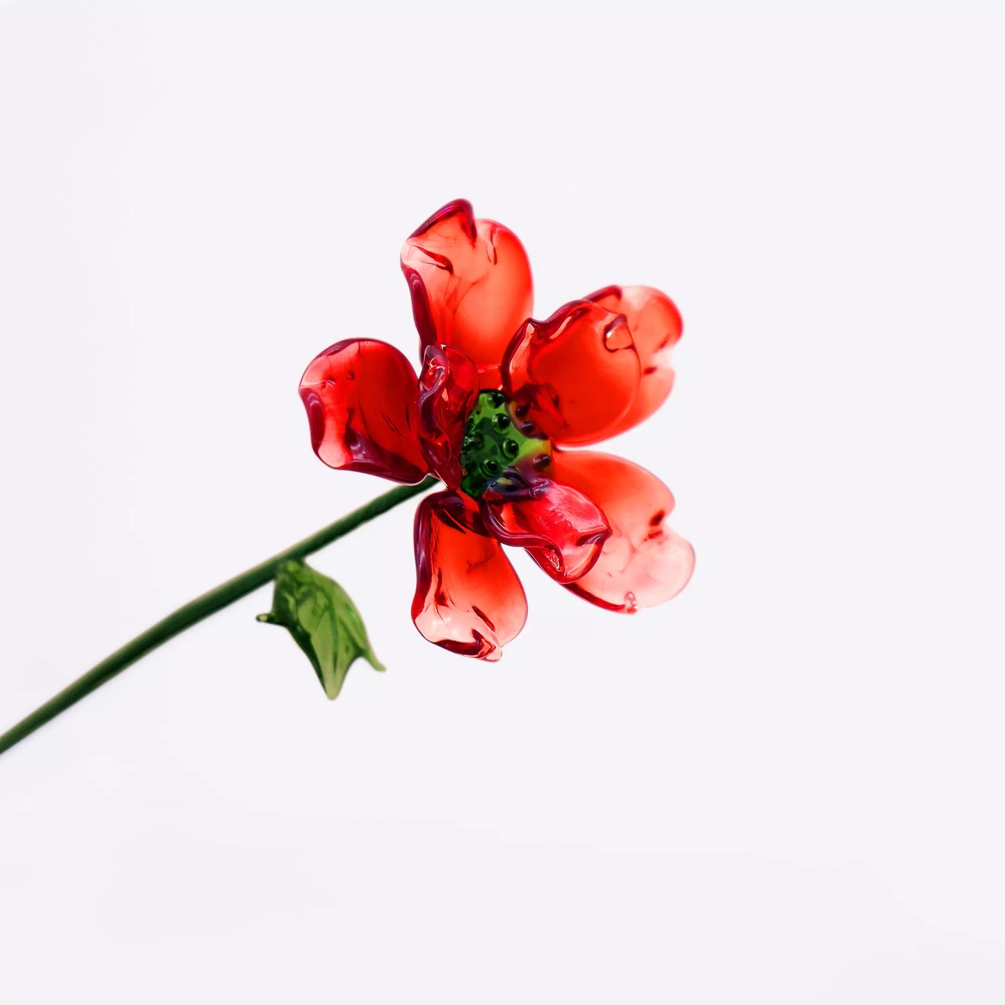 Birth Month Glass Flower – Unique Handmade Birthday Gift for Her